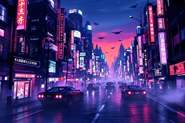 赛博都市夜行 - 亲亲漫画作品合集
