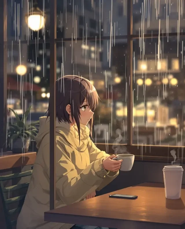 雨夜的咖啡馆 - 亲亲漫画同人作品